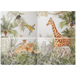 Fotobehang 255 x 360 cm in diverse varianten voor €19,95 bij de Action