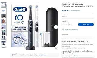 Duopack Oral-B iO 7n elektrische tandenborstels voor €215,99