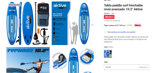 Aktive Tabla paddle surf hinchable nivel avanzado 10.2'' por 209,95€
