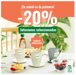 20% dto en infusiones seleccionadas + regalo