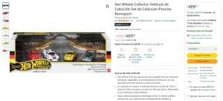 Hot Wheels Collector Set Porsche Rennsport por $489 | Amazon