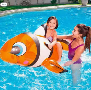 Pez Payaso hinchable Bestway 157 x 94 cm + coletero por 7,61