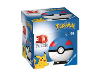 Puzzle 3D Ultra Ball Pokémon Superball azul por solo 3,98€
