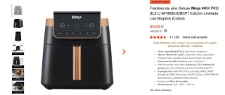 Ninja MAX PRO Freidora de aire, 6,2L por 89,99€