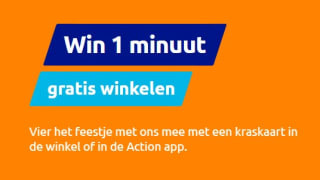 Kras en win een cadeaubon van 2,5, 10 of 30 euro bij de Action