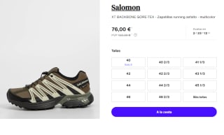 Zapatillas de Hombre Salomon XT BACKBONE GTX por 68.4€