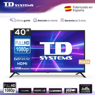 11.11 TV TD Systems K40DLC16F de 40" Full HD a solo 139€