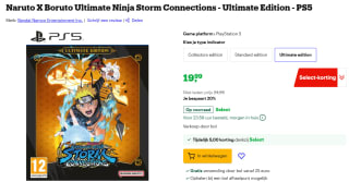 Naruto X Boruto Ultimate Ninja Storm Connections voor €19,99 met Bol select