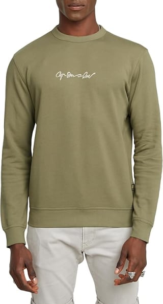 G-STAR RAW Heren G-Script Logo R Sweater voor €33,37 dmv code bij G-Star