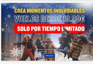 Vuelos desde 19,99€ en Ryanair.