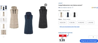 Esmara lange bodywarmer voor dames voor €9,99 bij Lidl