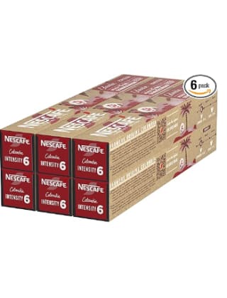 Pack de 6 x 10 Unidades de Cápsulas de Café NESCAFÉ Farmers Origins Colombia Espresso por 9.62€