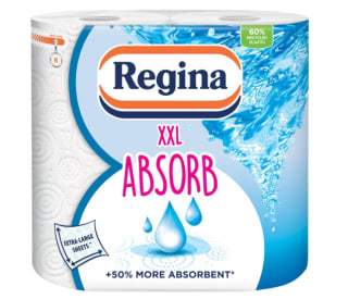 Regina XXL Absorb Kitchen Roll - 2 Rolls for £1.05