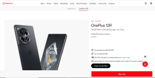 OnePlus 12R 5G 16GB RAM 256GB Smartphone - £499