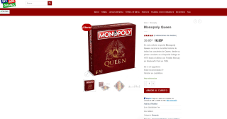 Monopoly Oficial Queen por solo 15,26€