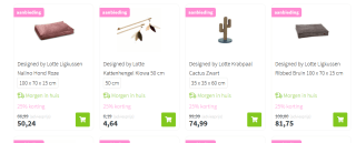 25% korting op Designed by Lotte huisdieren accessoires bij Plein