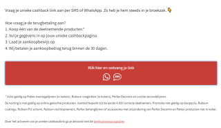 Gratis Pattex, Rubson, Loctite en Perfax via Cashback