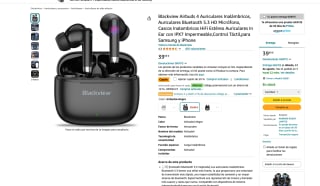 Auriculares Inalámbricos Blackview Airbuds 4 Bluetooth 5.3 IPX7 por solo 15,99€