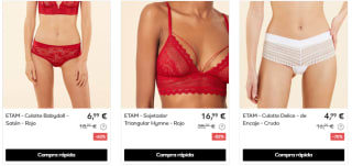 Etam ropa desde solo 0,99€ preciazos