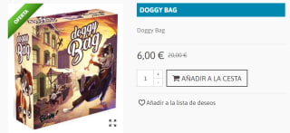 Juego de Mesa Doggy Bag por 6€
