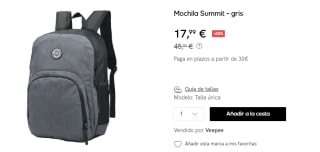 Mochila Kukuxumusu Summit por 17.99€