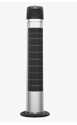 Cecotec Ventilador de Torre con Temporizador EnergySilence 850 Skyline. 45 W, Altura 33" (84 cm) por 34.82€ (Cuenta Nueva 22.82€)