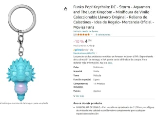 Llavero Funko Pop, Keychain: DC - Storm - Aquaman and The Lost Kingdom por 4,27€