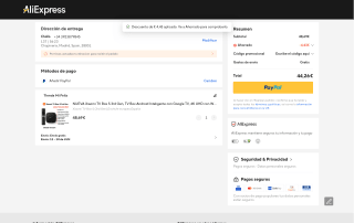 Xiaomi Box S 3a gen Google TV 4K 32GB WiFi 6 por 44,26€