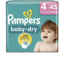 Couches PAMPERS Couches à 17,75€