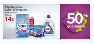 Recopilación 50% que Vuelve Droguería y Limpieza Carrefour.