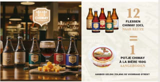 Gratis potje Chimay à la biere bij aankoop 12x Chimay