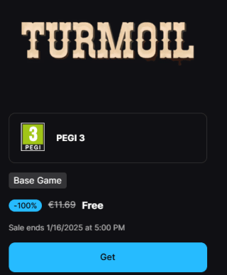 De game Turmoil gratis bij Epic Games