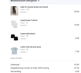 Tot 50% stapelkorting op de gehele zomercollectie bij terStal