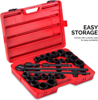 Neiko 02499A 3/4 Drive Jumbo Master Impact Socket Set 27 Stuk voor €29,06 bij Amazon