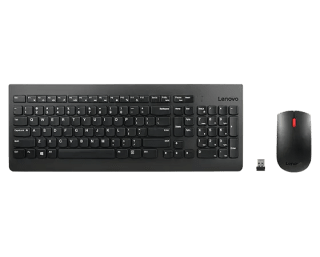 Lenovo Essential draadloze toetsenbord-muiscombinatie + Lenovo Go bekabelde ANC-headset voor €79,87 dmv code bij Lenovo