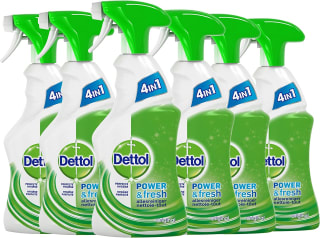 Dettol Power & Fresh - Allesreiniger Spray - Original - 6 x 500 ml voor €12,49 bij Amazon