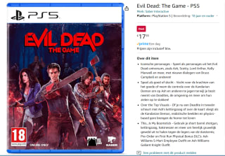 Evil Dead: The Game voor PlayStation 5 nu €17,99 bij Amazon.nl