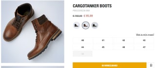 PME Legend Cargo Tanker Boots voor €95,99 bij PME-legend