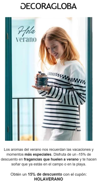 15% Dto en fragancias Decoragloba