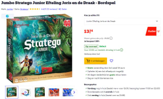 Jumbo Stratego Junior Efteling Joris en de Draak - Bordspel voor €13,34 bij Bol.