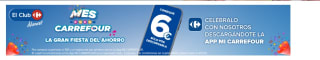 Descargate la app Carrefpour y disfruta de 6€ descuento