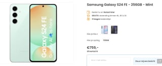Samsung Galaxy S24 FE, 256GB opslag, Mint voor €649 bij Phonemarket