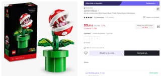 Lego Super Mario 71426 Planta Piraña por 43,81€