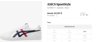 Zapatillas deportivas Asics y Reebok desde 24€ ofertazas