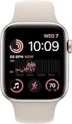 Apple Watch SE 2022 4G - 40 mm - Sterrenlicht Aluminium voor €259 bij de Mediamarkt