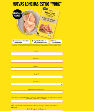 5.000 reembolsos de 2,49€ en Heura