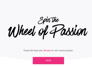 Wheel of passion met diverse kortingen bij Hunkemöller