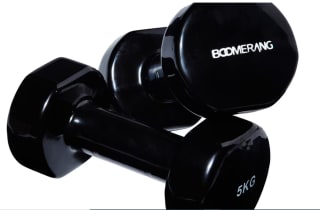 Set de 2 pesas vinilo 5 kg Boomerang por 14.95€