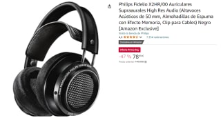 Philips Fidelio X2HR/00 Auriculares Supraaurales High Res Audio por 78,99€