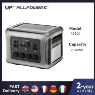 ALLPOWERS R2500 Portable Power Station 2500W voor €587,69 dmv code bij AliExpress